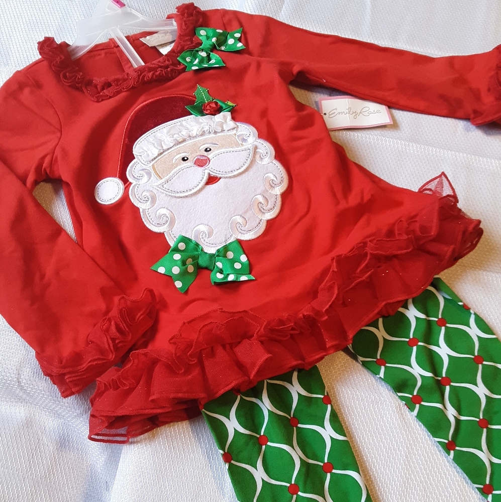 Santa 2 pc Boutique outfit